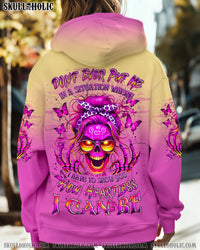 HOW HEARTLESS I CAN BE SKULL LADY ALL OVER PRINT - YHLT0502251