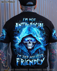 I'M NOT ANTI-SOCIAL MAD REAPER SKULL ALL OVER PRINT - YHHN0404242