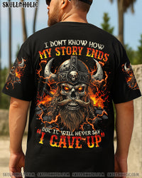 I DON'T KNOW HOW MY STORY ENDS VIKING SKULL ALL OVER PRINT - TYTM1404252
