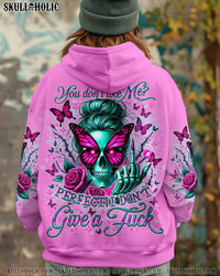YOU DON'T LIKE ME MESSY BUN SKULL ALL OVER PRINT - TLNO1902251