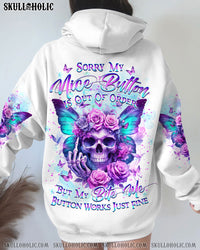 SORRY MY NICE BUTTON IS OUT OF ORDER ALL OVER PRINT - YHKD2003244