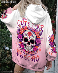 I'M TOTAL PSYCHO SUGAR SKULL ALL OVER PRINT - TLNT1110233