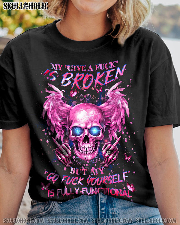 MY GIVE A F IS BROKEN COTTON SHIRT - YHHG2009237