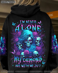 I'M NEVER ALONE SKULL LADY ALL OVER PRINT - YHLN1812231