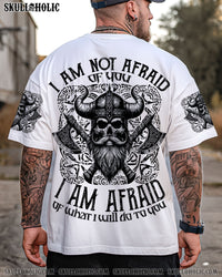 I AM NOT AFRAID OF YOU VIKING SKULL ALL OVER PRINT - TYTM2603254