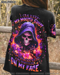 I CAN KEEP MY MOUTH SHUT SKULL ALL OVER PRINT - TLNT2301242
