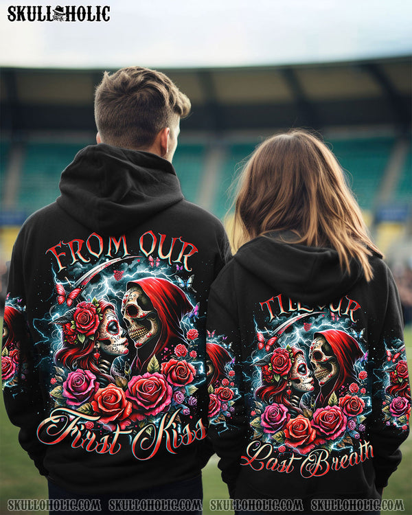 FROM OUR FIRST KISS COUPLE SKULL REAPER ALL OVER PRINT - TLNO1512232