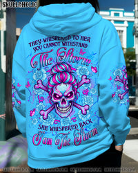 I AM THE STORM MESSY BUN ALL OVER PRINT - YHLT3010251