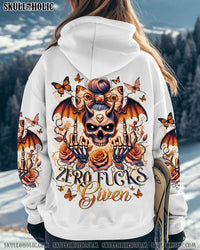 ZERO F GIVEN SKULL MESSY BUN  ALL OVER PRINT  - TLTR0511241