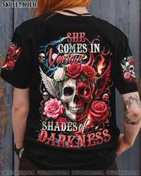 SHE COMES IN VARIOUS SHADES OF DARKNESS ALL OVER PRINT - TYTD2204245