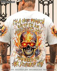I'M A NICE PERSON SKULL FIRE ALL OVER PRINT - YHHN1207242
