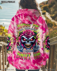 JUDGE ME WHEN SKULL FLOWER TIE DYE ALL OVER PRINT  -  TLTR1112241