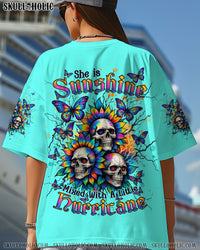 SHE IS SUNSHINE SKULL SUNFLOWER ALL OVER PRINT  - TLNT2504253