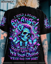 I HOLD A BEAST AN ANGEL ALL OVER PRINT - YHLT0305241