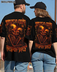 TRUE LOVE NEVER DIES COUPLE ALL OVER PRINT - YHLN0406251