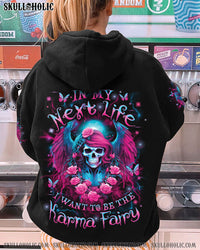 KARMA FAIRY SKULL LADY ROSE ALL OVER PRINT - YHLN0801243