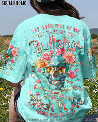 THE GOOD GIRL IN ME BONES SKULL ALL OVER PRINT - TLPQ0803242