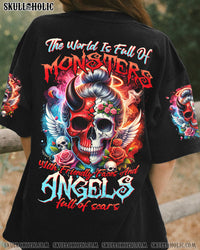 THE WORLD IS FULL OF MONSTERS WITH FRIENDLY FACES ALL OVER PRINT - TYHI1005242