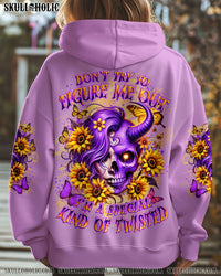 DON'T TRY TO FIGURE ME OUT SKULL ALL OVER PRINT - YHLT2612241