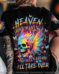 HEAVEN DON'T WANT ME ALL OVER PRINT - YHLT0404243