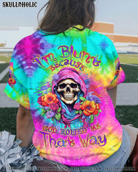 I'M BLUNT BECAUSE GOD ROLLED ME TIE DYE ALL OVER PRINT - YHLN2609231