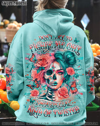 DON'T TRY TO FIGURE ME OUT SKULL LADY ALL OVER PRINT - YHLT2908242