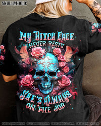MY B FACE NEVER RESTS SKULL ALL OVER PRINT - TLNT0904241