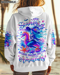 I RIDE SEAHORSES WITCH MERMAID HALLOWEEN ALL OVER PRINT - YHHG2308242