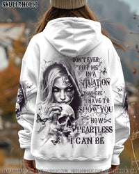 HOW HEARTLESS I CAN BE SKULL ALL OVER PRINT - YHDU2102251