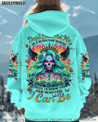 HOW HEARTLESS I CAN BE SKULL LADY ALL OVER PRINT - TLNT0701251