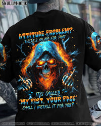 ATTITUDE PROBLEM SKULL REAPER ALL OVER PRINT - TLNT0404241