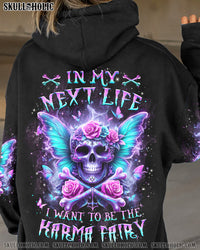 KARMA FAIRY SKULL ROSE ALL OVER PRINT - YHHN2802241