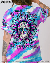SHE IS SUNSHINE TIE DYE ALL OVER PRINT - TLTR1606231