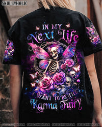 KARMA FAIRY SKELETON ROSE ALL OVER PRINT - TLTW0501244