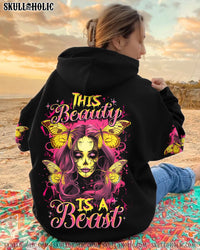 THIS BEAUTY IS A BEAST SKULL ALL OVER PRINT - TLNZ2309232