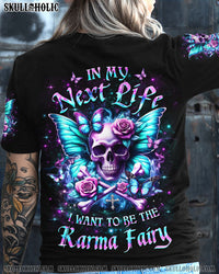 KARMA FAIRY SKULL WINGS ALL OVER PRINT - YHLT1903244