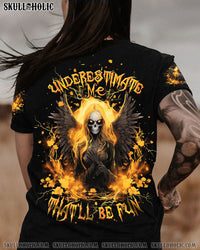 UNDERESTIMATE ME SKULL WINGS ALL OVER PRINT - TLTW2812234