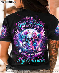 I'M A GOOD PERSON SKULL WINGS ROSE ALL OVER PRINT - TLTW0501241
