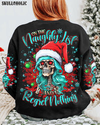 ON THE NAUGHTY LIST SKULL CHRISTMAS ALL OVER PRINT - TLNO2410239