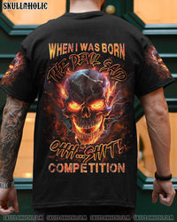 WHEN I WAS BORN SKULL FIRE ALL OVER PRINT - YHLN2009231