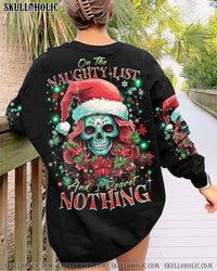 ON THE NAUGHTY LIST SKULL CHRISTMAS ALL OVER PRINT - TLTR2610234