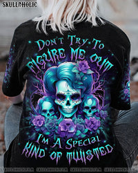 DON'T TRY TO FIGURE ME OUT ALL OVER PRINT - YHLN1010231