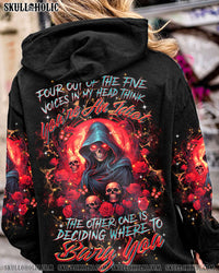 BURY YOU SKULL REAPER LADY ALL OVER PRINT - TLTR0501242