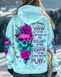 THE GOOD GIRL IN ME GOT TIRED SKULL HALLOWEEN ALL OVER PRINT - YHHG1609242
