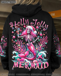 HOLLY JOLLY MERMAID CHRISTMAS ALL OVER PRINT - TYTM0311234