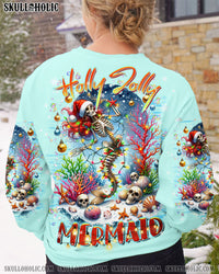 HOLLY JOLLY MERMAID CHRISTMAS ALL OVER PRINT - TLTR0411234