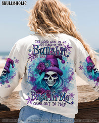 THE GOOD GIRL IN ME SKULL CHRISTMAS ALL OVER PRINT - TLNO1310232