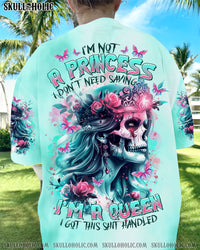 I'M NOT A PRINCESS SKULL QUEEN ALL OVER PRINT - TLTR1303241