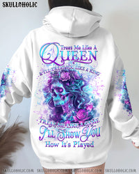 TREAT ME LIKE A QUEEN ALL OVER PRINT - YHKD2902241