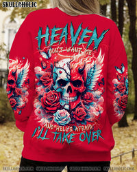 HEAVEN DON'T WANT ME SKULL ALL OVER PRINT - TLTR2002242